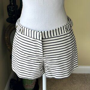 Sailor Nautical Navy Striped Blue and White Shorts